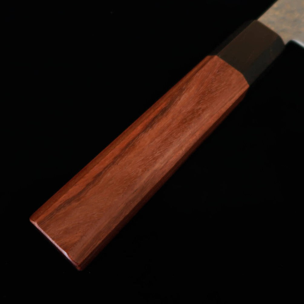 ISHIDUCHI Nakiri VG10 67-layer Damascus Rose Octagonal Ebony Handle (165mm)