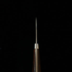 YUTA KATAYAMA "Kawasemi" Straight VG10 Damasco de Níquel Ironwood (73mm)