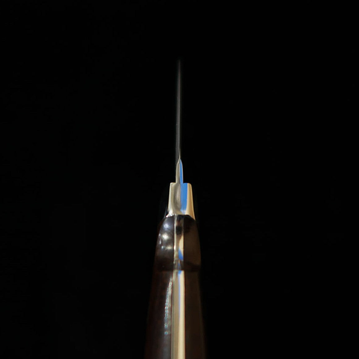 YUTA KATAYAMA "Kawasemi" Straight VG10 Damasco de Níquel Ironwood (73mm)