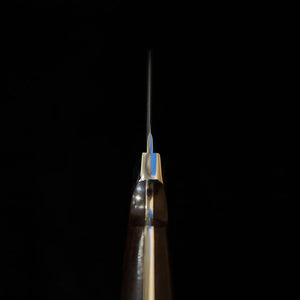 YUTA KATAYAMA "Kawasemi" Straight VG10 Damasco de Níquel Ironwood (73mm)