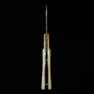 Takeda Hamono TAKEDA Forja artesanal Bitchu, obra de Inagaki, tipo Bitchu, navaja plegable liner lock A Mammut Acero Hitachi Aogami Super