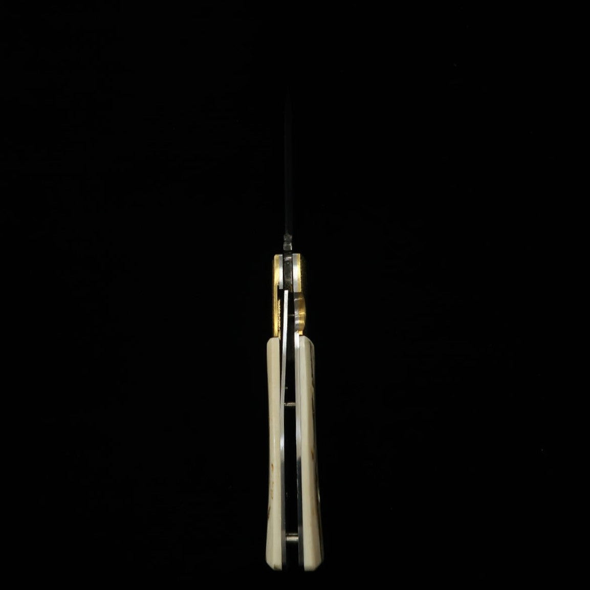 Takeda Hamono TAKEDA Forja artesanal Bitchu, obra de Inagaki, tipo Bitchu, navaja plegable liner lock A Mammut Acero Hitachi Aogami Super