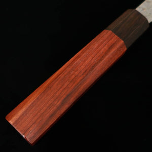 Ishiduchi Kiritsuke Petty Knife VG10 67-Layer Damascus Rose Octagonal Ebony Handle (145mm)