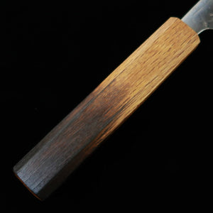 MIURA Santoku Aço Sueco Nashiji Damasco Cabo Octogonal com Laca Queimada (165mm)