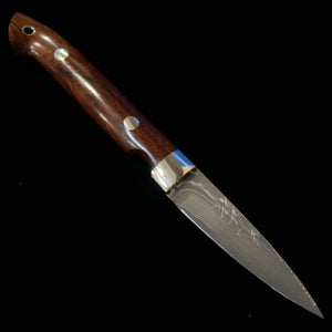 Yuta Katayama "Kawasemi" Spear VG10 Damasco de Níquel Ironwood (73mm)