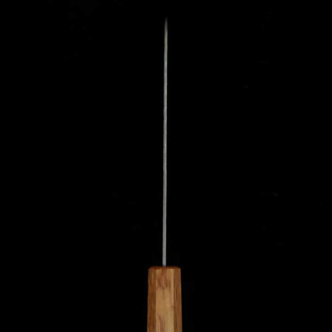 MIURA Santoku Aço Sueco Nashiji Damasco Cabo Octogonal com Laca Queimada (165mm)