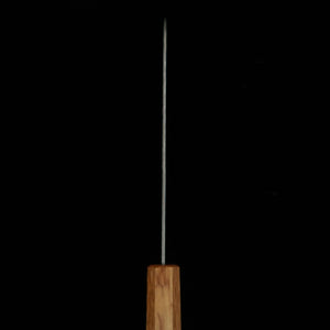 MIURA Santoku Aço Sueco Nashiji Damasco Cabo Octogonal com Laca Queimada (165mm)