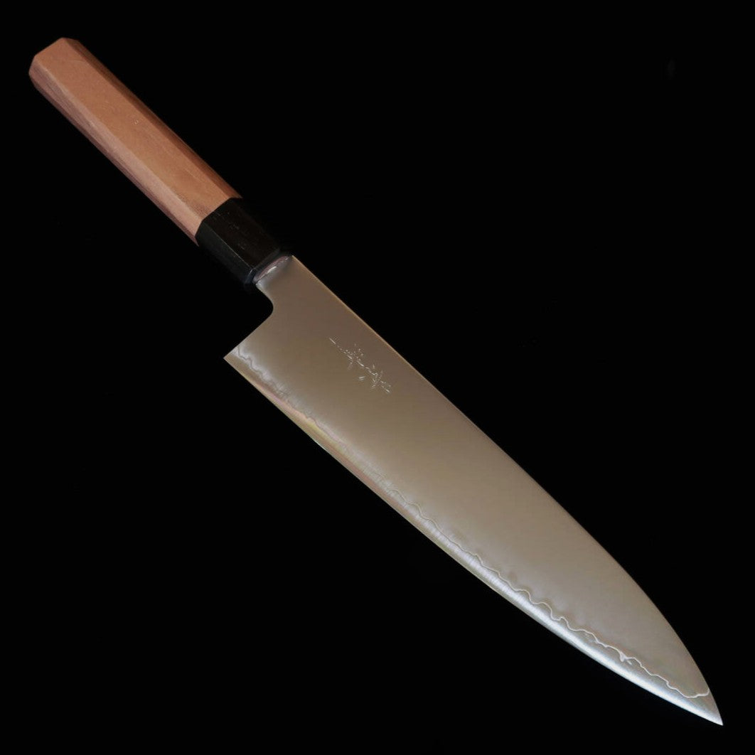 KAGEKIYO Kagekiyo gyuto CROMAX semiinoxidable mango octogonal de nogal (210 mm)