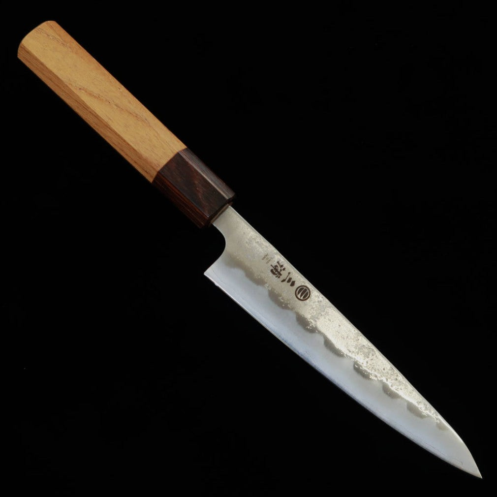 MIURA Petty, Ginsan, Nashiji with Keyaki Handle (135mm)
