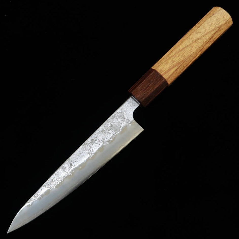 MIURA Petty Acero Gingami nº 3 acabado Nashiji Mango de zelkova (135/150 mm)