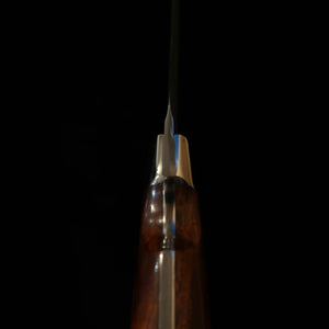 Yuta Katayama "Kawasemi" Spear VG10 Damasco de Níquel Ironwood (73mm)