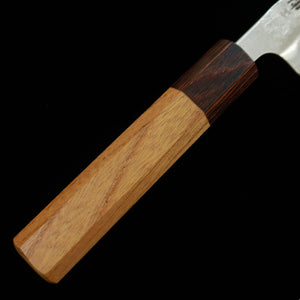 MIURA Petty Acero Gingami nº 3 acabado Nashiji Mango de zelkova (135/150 mm)