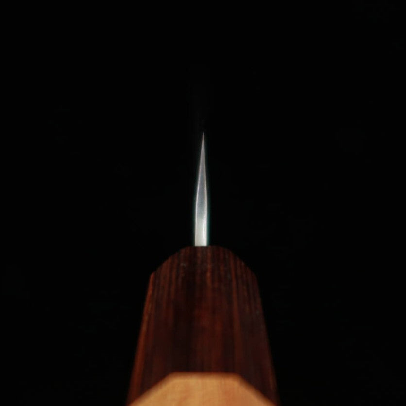 MIURA Petty Acero Gingami nº 3 acabado Nashiji Mango de zelkova (135/150 mm)