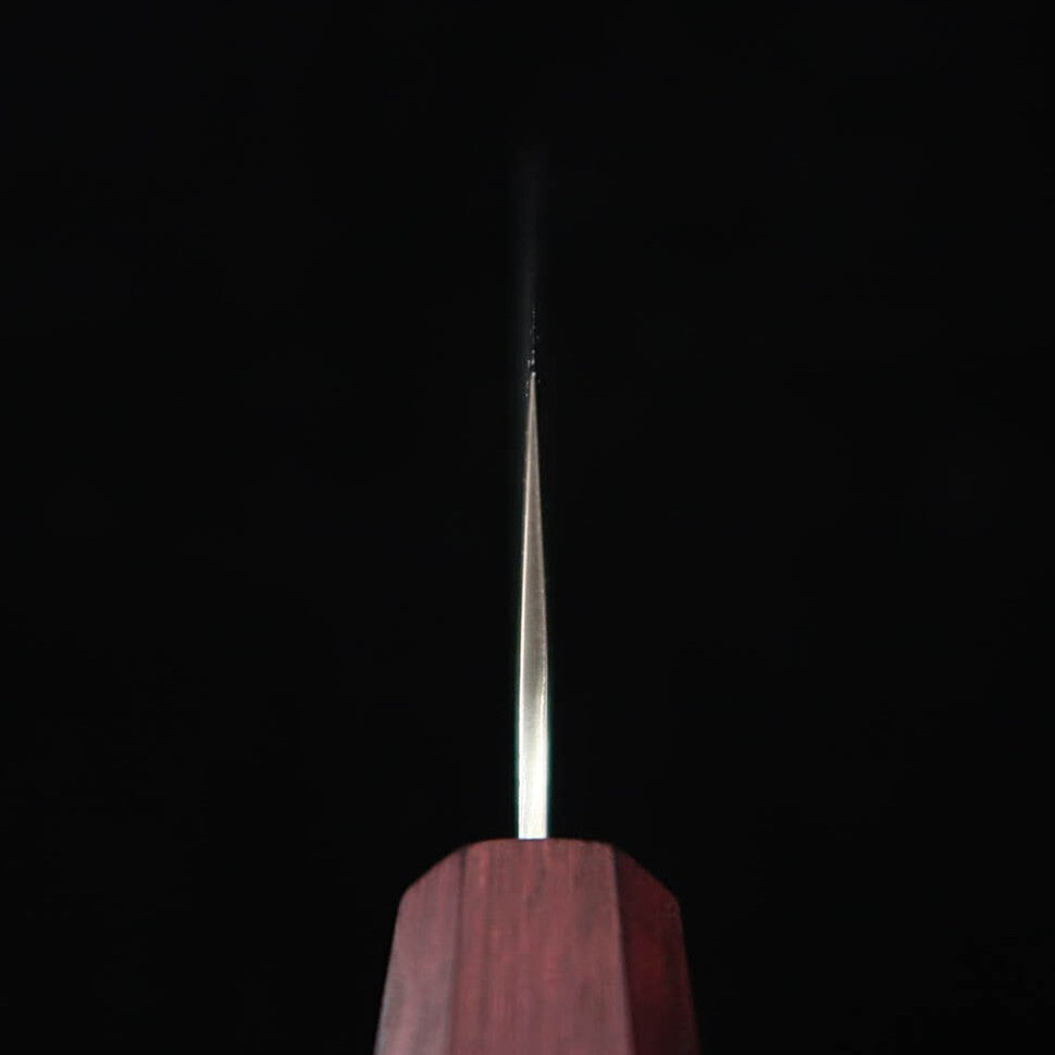 Bunka Miura SLD Acabamento perolado cabo octogonal de madeira na cor roxa (170mm)