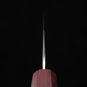 Bunka Miura SLD Acabamento perolado cabo octogonal de madeira na cor roxa (170mm)