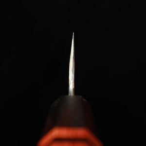 MIURA Itadaki, couteau de chef, acier Shirogami n°2, finition noire, manche en bubinga (210 mm)