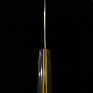 三浦MIURA 切付三徳 SLD 黒合板柄 カラーライン（135mm）