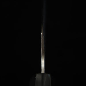 NIGARA Faca Nakiri de Ponta Redonda VG10 Damasco Martelado Cabo de Wenge (165mm)