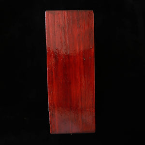 天然砥石　奥殿 合砥 コッパ 台付き  54×144×28mm