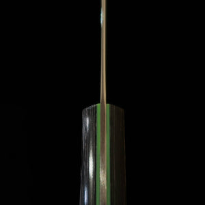 三浦MIURA 切付三徳 SLD 黒合板柄 カラーライン（180mm）