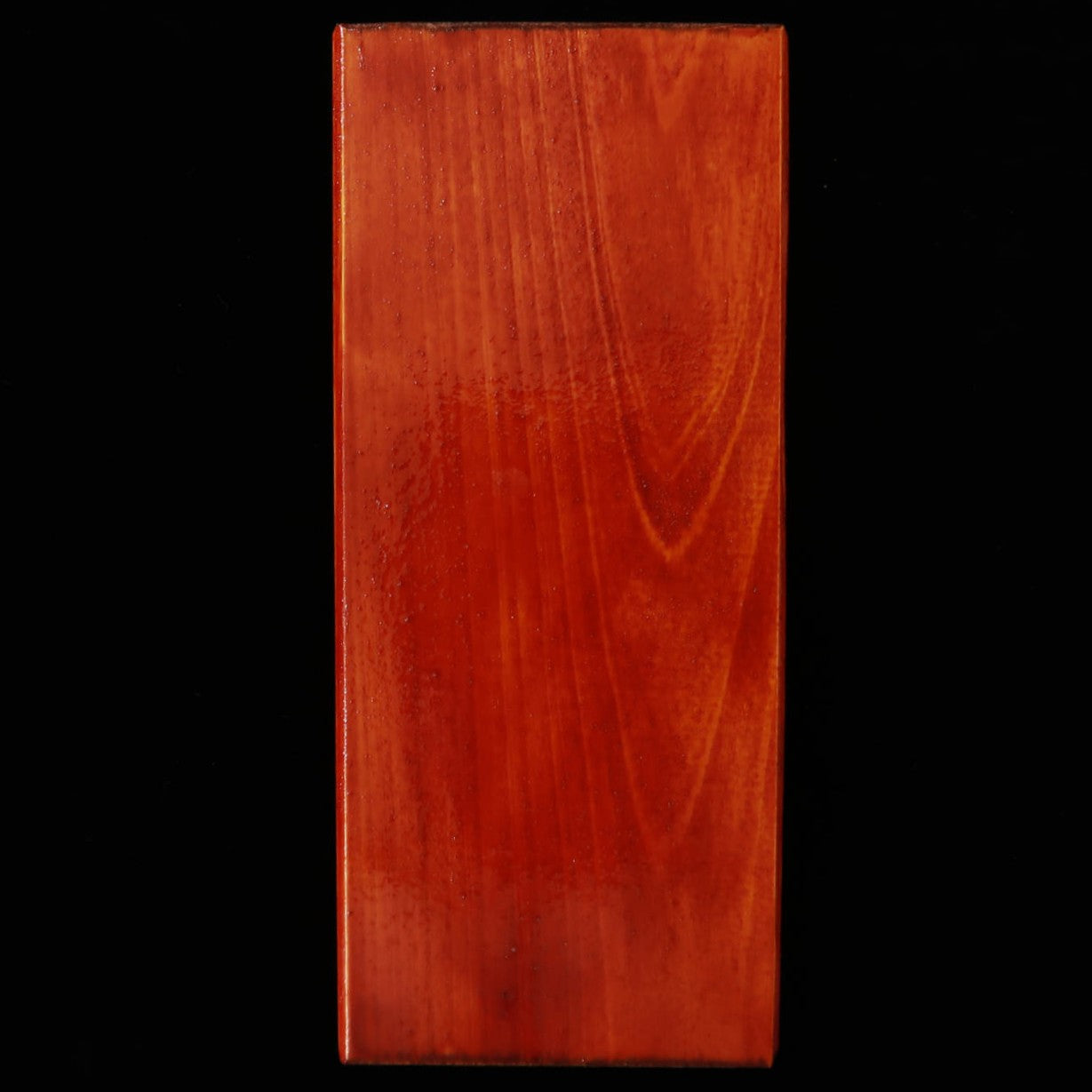 天然砥石　奥殿 合砥 コッパ 台付き 53×112×17mm