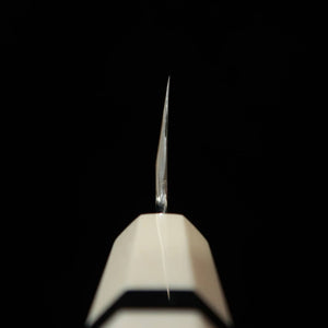MIURA Obidama Gyuto de Lâmina Simples Ginpaku Nº3 Acabamento em Madeira Cabo Corian (240mm)
