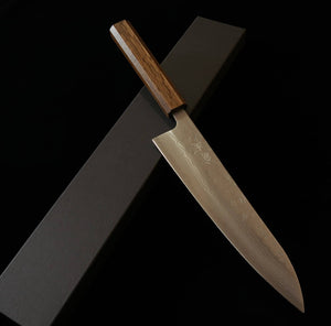 HADO Hado – Oinaru-ryu Gyuto, aço sueco, acabamento washi, cabo em carvalho preto (210 mm)
