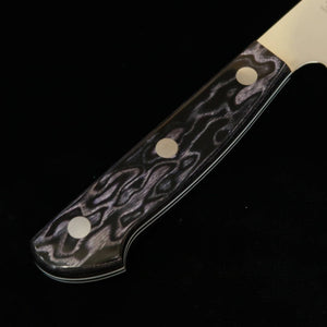 三浦MIURA 切付牛刀 SLD 黒合板 カラーライン（210mm）