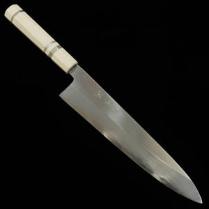 MIURA Obidama Gyuto de Lâmina Simples Ginpaku Nº3 Acabamento em Madeira Cabo Corian (240mm)