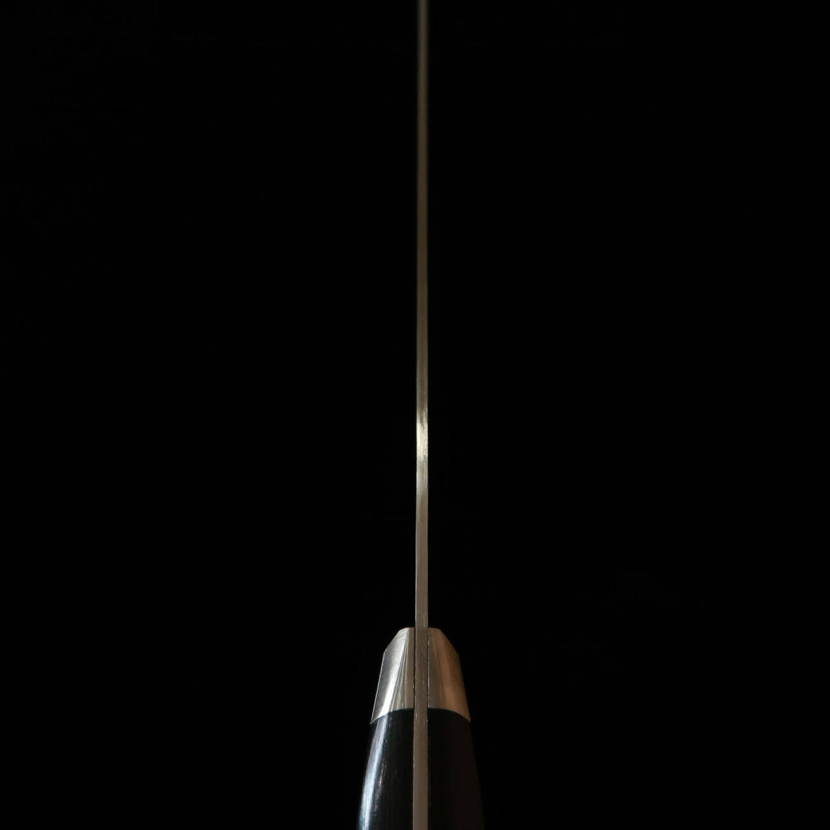 HADO Okina-ryu Nakiri Nashiji Aogami Black Handle with Ferrule (165mm)