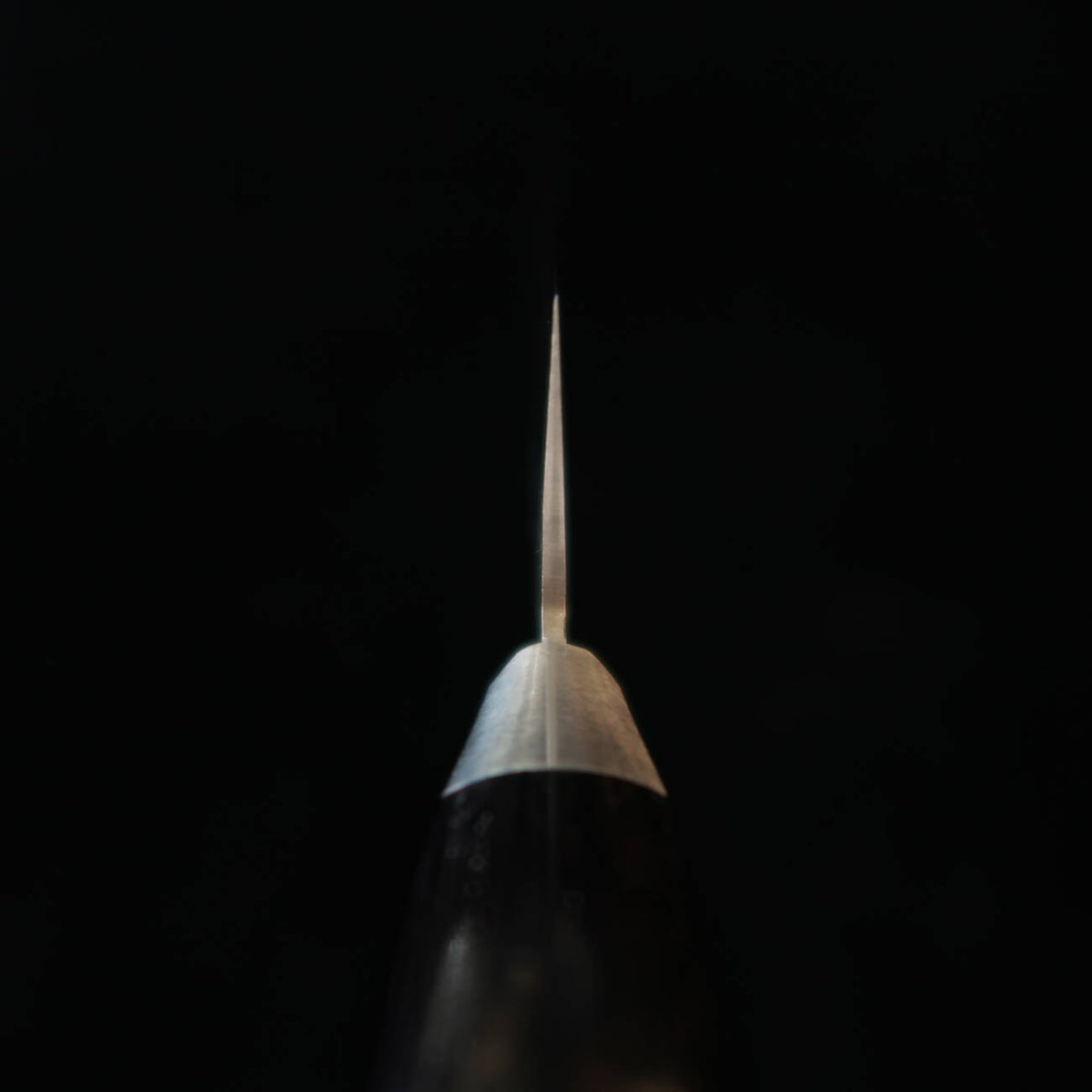 HADO Okina-ryu Nakiri Nashiji Aogami Black Handle with Ferrule (165mm)