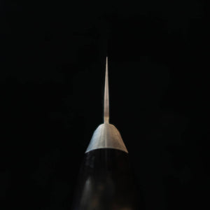 HADO Okina-ryu Nakiri Nashiji Aogami Black Handle with Ferrule (165mm)