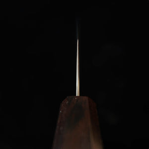 HATSUKOKORO Shoshin Gyuto VG10 Damasco com níquel Cabo octogonal em ébano (210 mm)