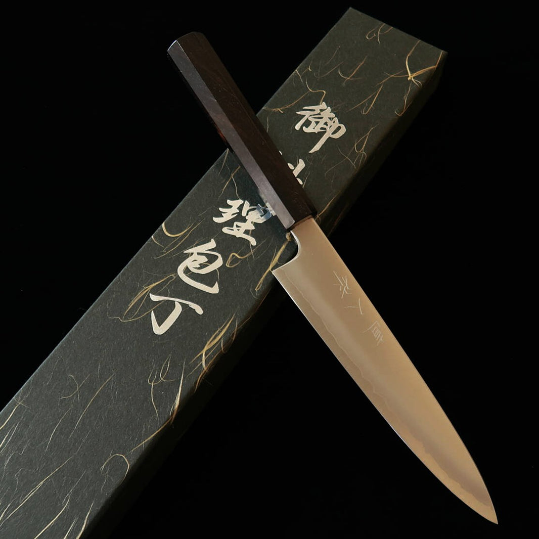 NAOHITO Naohito petty Cobalt Special mango octogonal de ébano (165 mm)