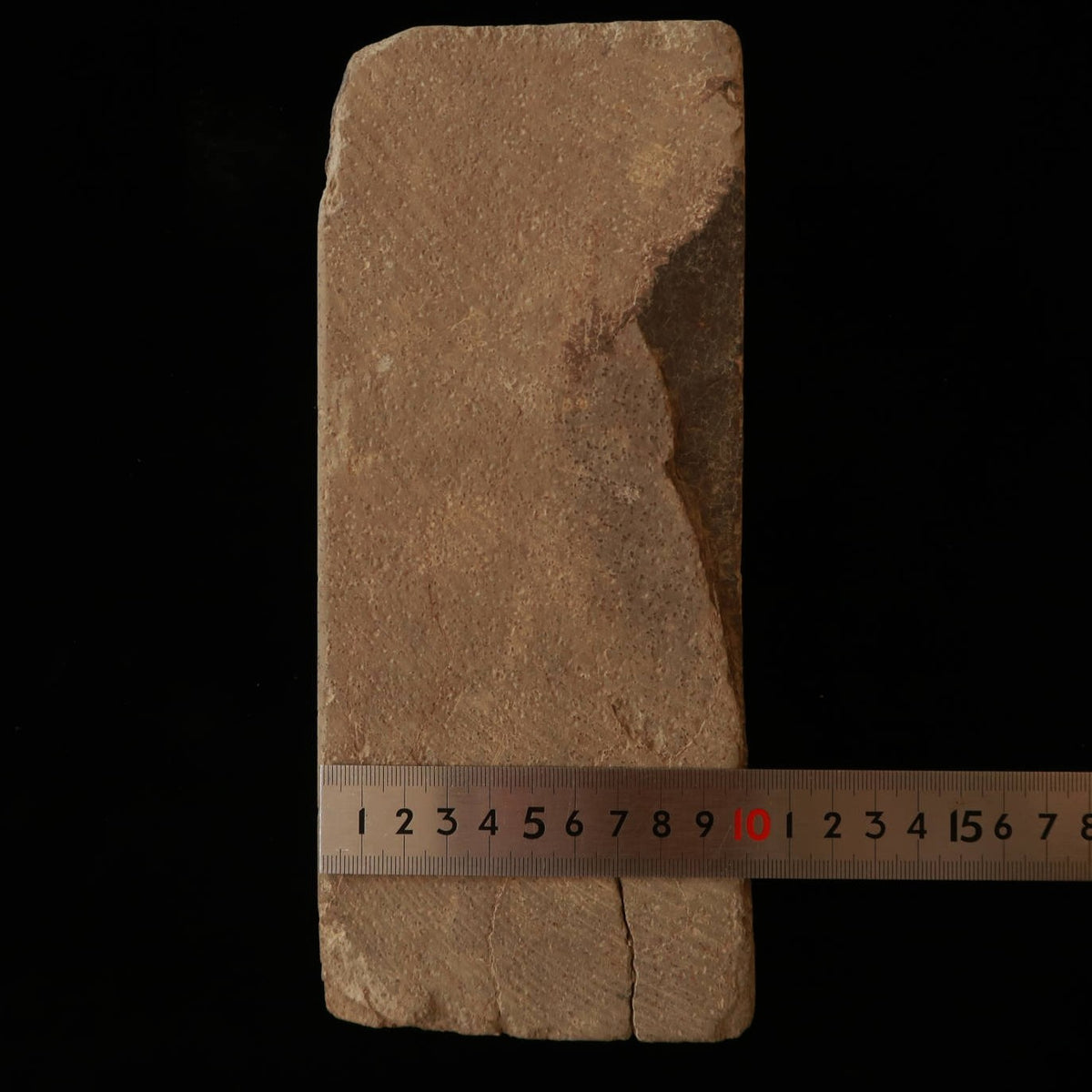 Pedra de amolar natural Akamonmae, tamanho extra grande 81 × 237 × 103 mm