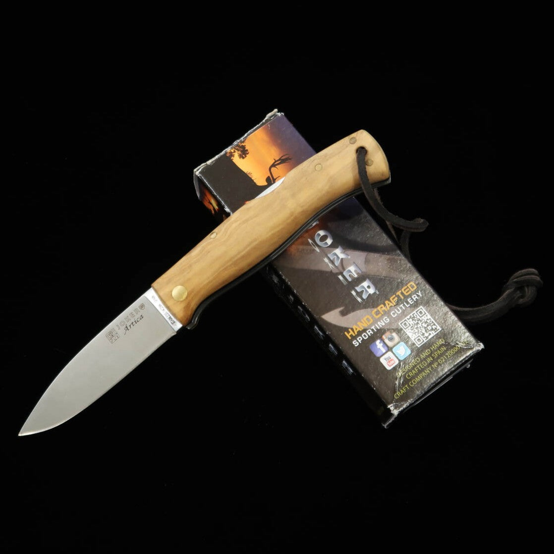 Canivete JOKER Altica jok-NO156 Cabo de Madeira de Oliveira (75mm)