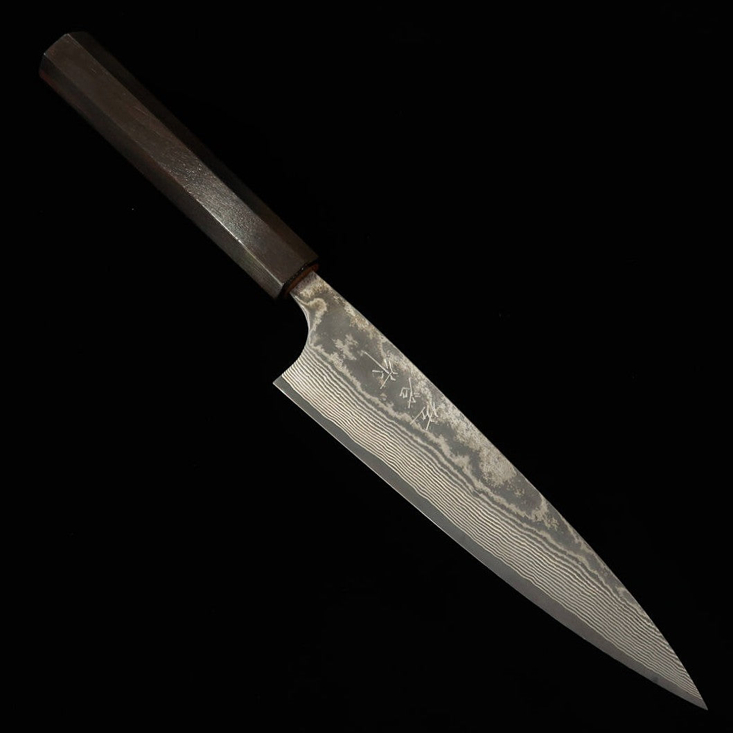 佐治武士 SAJITAKESHI ペティ VG10 黒染めダマスカス （150mm）