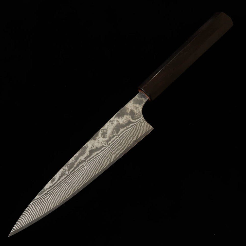 SAJI TAKESHI Petty, VG10, Black-Dyed Damascus (150mm)