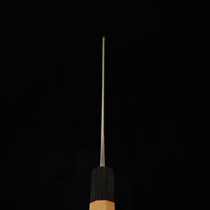 Masakage MASAKAGE Koishi Gyuto Aogami Super Padrão martelado Acabamento kuro-uchi Cabo de cerejeira americana (210/240 mm)