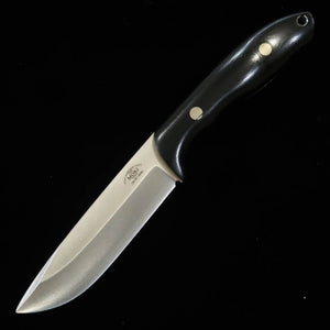Outdoor knife MOKI Berg MK-2021BM/CO VG7/LAM Black Linen Micarta (110mm)