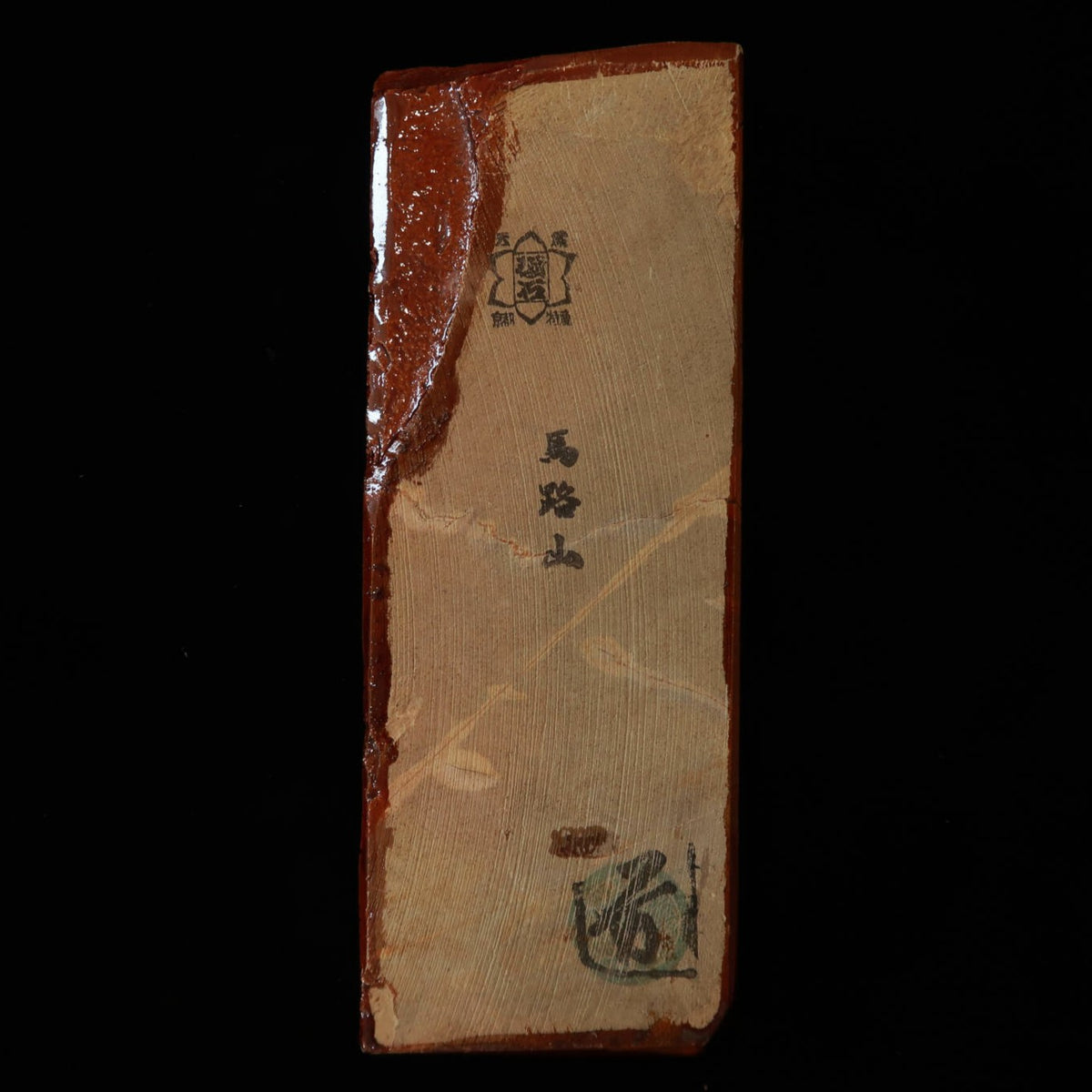 Pedra de amolar natural Umajiyama Aoto, formato “leather”, 58×158×18mm