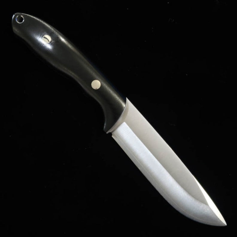 Outdoor knife MOKI Berg MK-2021BM/CO VG7/LAM Black Linen Micarta (110mm)