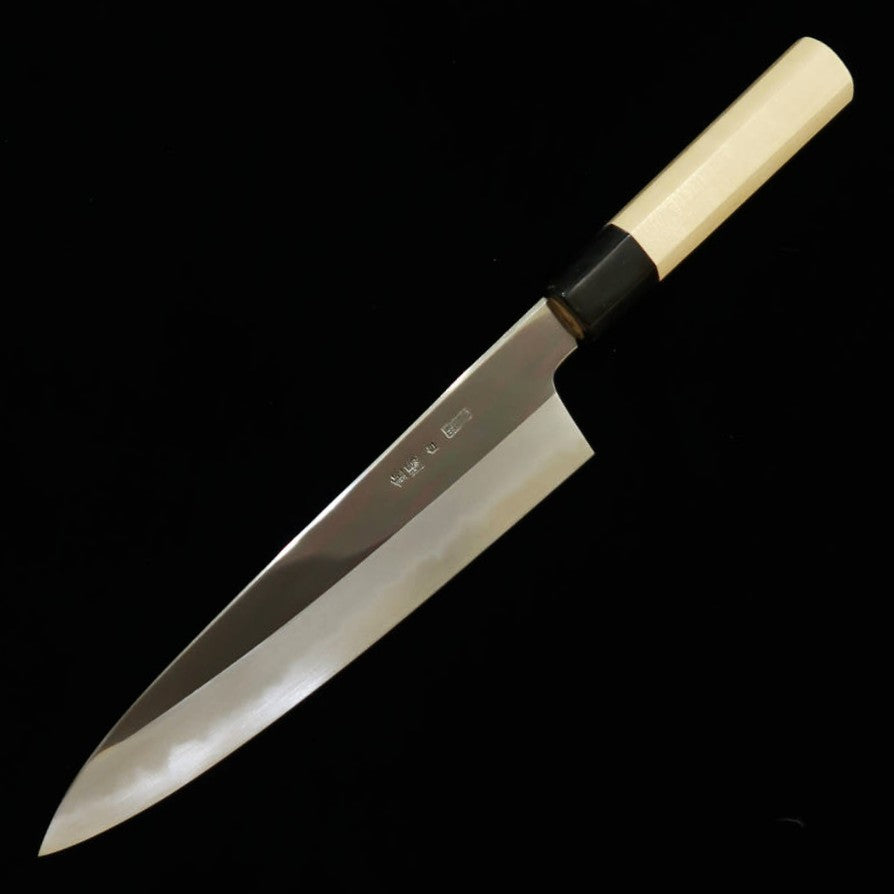 堺菊守 SAKAI KIKUMORI 重陽 牛刀 白紙二号 朴八角柄（210mm）