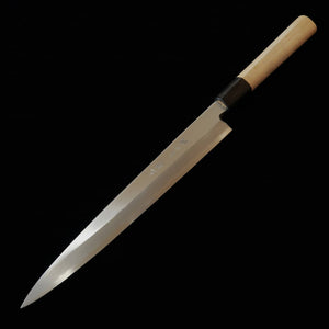 MIURA Yanigaba, Shirogami no. 2, Haze finish with chestnut handle, left-handed (270 mm)