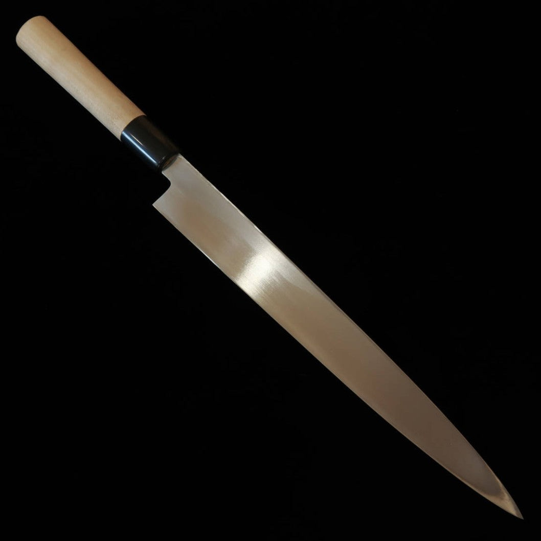 MIURA Yanigaba, Shirogami no. 2, Haze finish with chestnut handle, left-handed (270 mm)