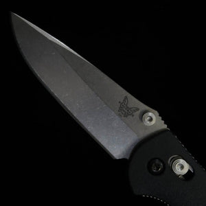 BENCHMADE bem556-S30V Mini Grip Tyrian Silver Straight Blade (70mm)