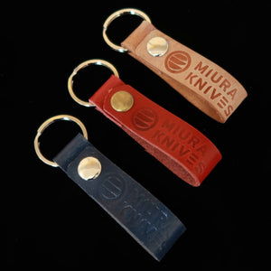 Chaveiro original Miura Random Loop de couro (MIURAKNIVES)