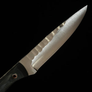 Faca coyote -A Prometheus Thor HS Blade, cabo micarta verde/preto, (82mm)