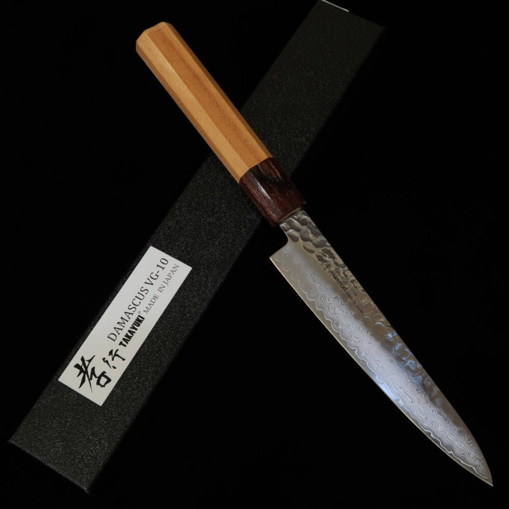 SakaiTakayuki Sakai Takayuki, petty VG10, Damas 33 couches, manche octogonal en zelkova (150 mm)