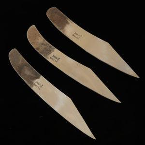 Ikeuchi Cutlery IKEUCHI Faca de enxertia pequena Obra de Mikihisa Martelada Tipo pistola (24–30 mm)